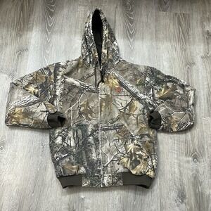 Game Winner Camo Men's Hunting Jacket Lined Insulated S Realtree Hardwood